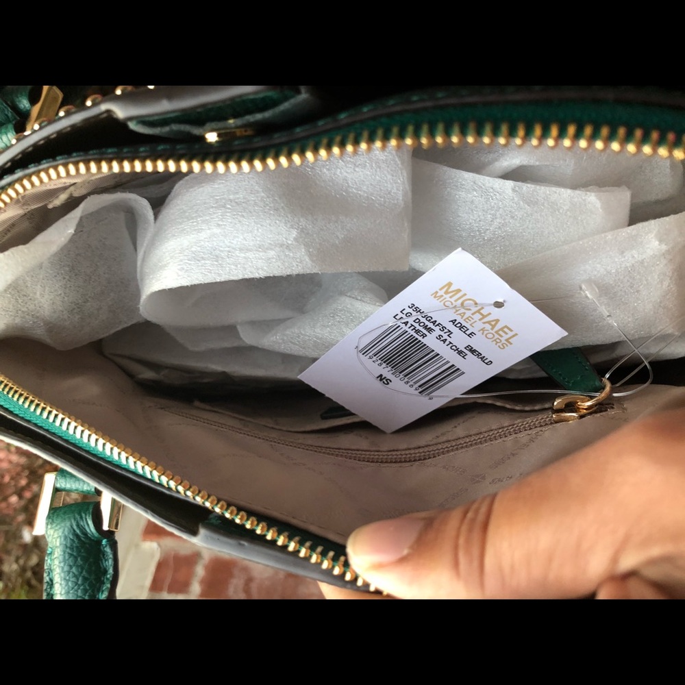 Michael kors adele Large studded satchel bag - Picture 8 of 8